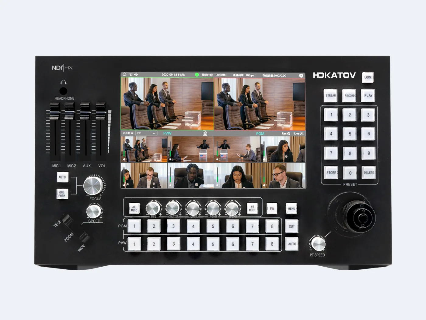 HDKATOV KT-KD30N Videomischer mit Touchscreen-Multiview